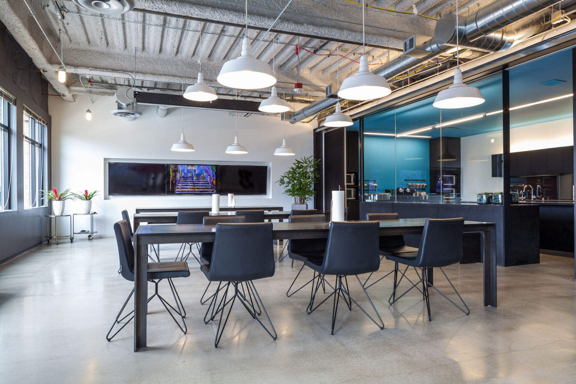 Commercial electrical service office lighting